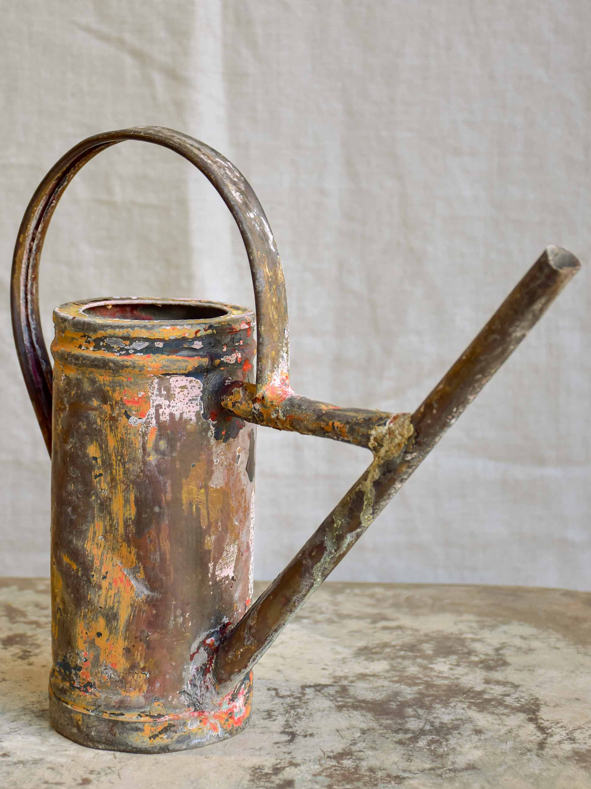 Small antique French copper watering can
