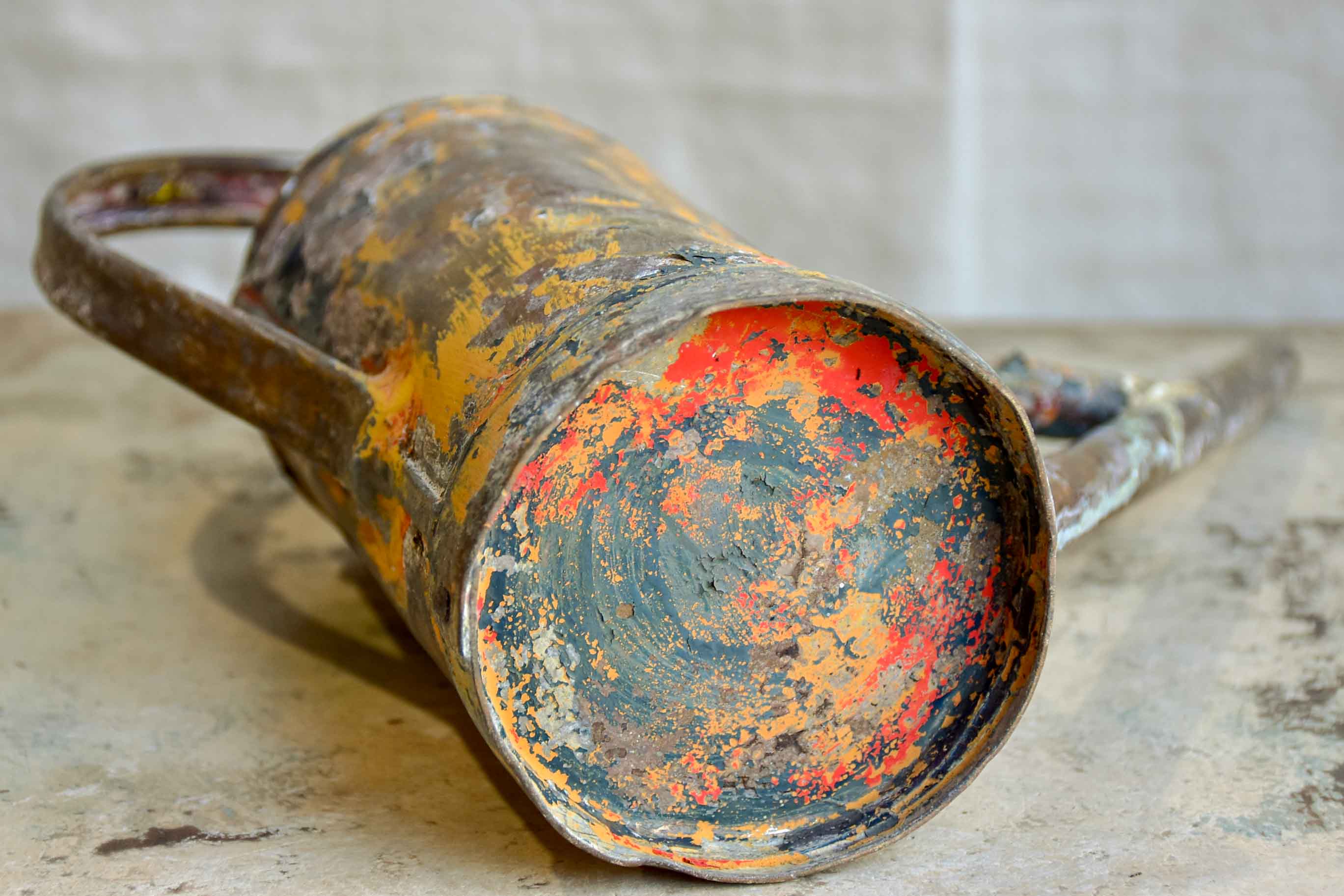 Small antique French copper watering can