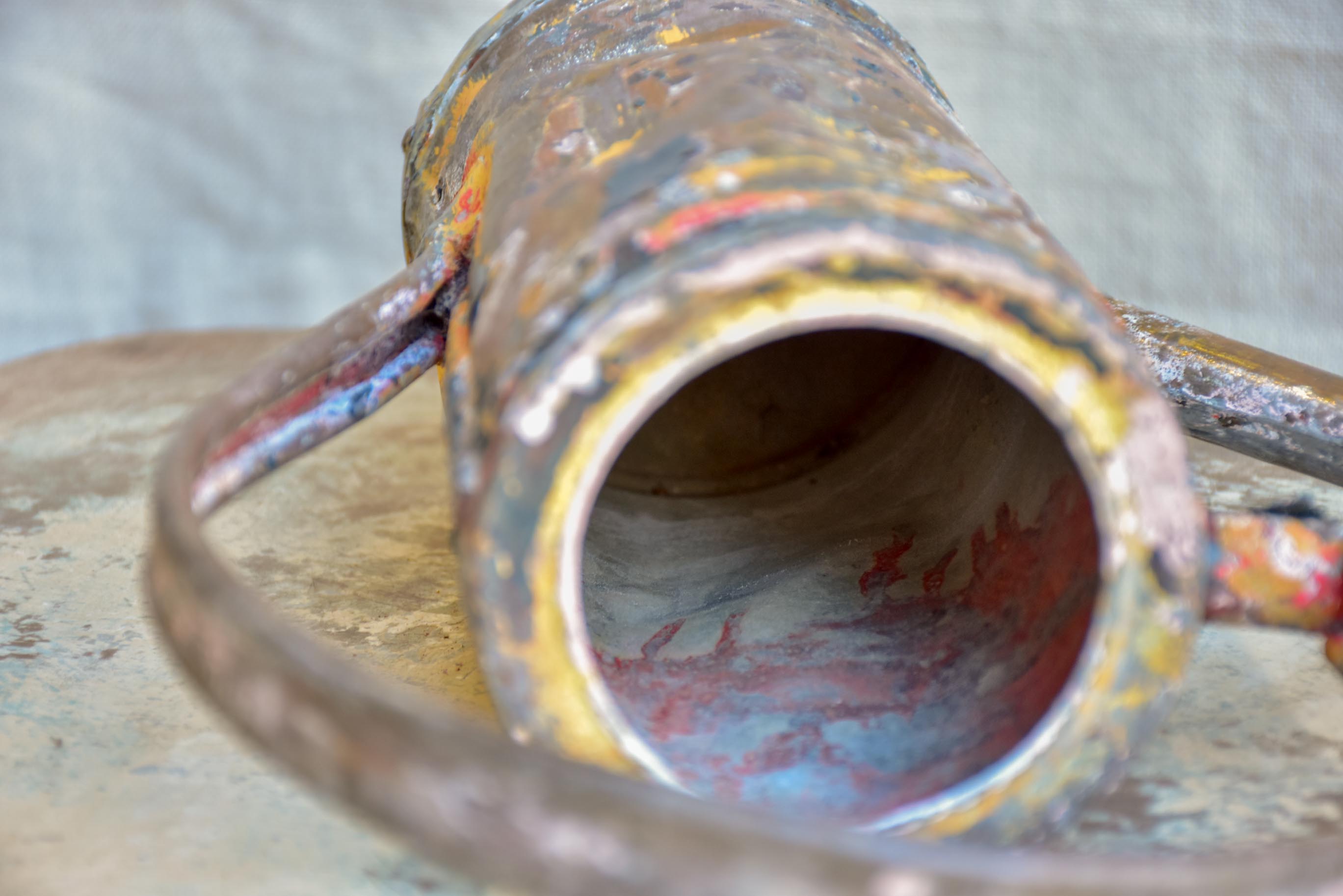 Small antique French copper watering can