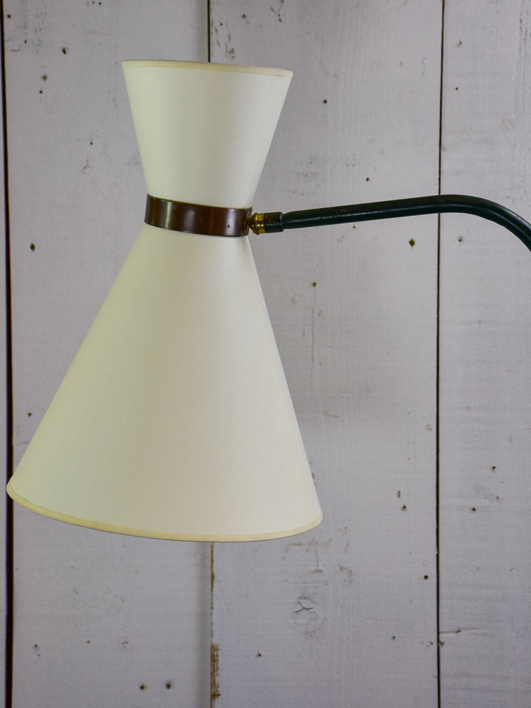 Mid century French floor lamp with pot plant stands