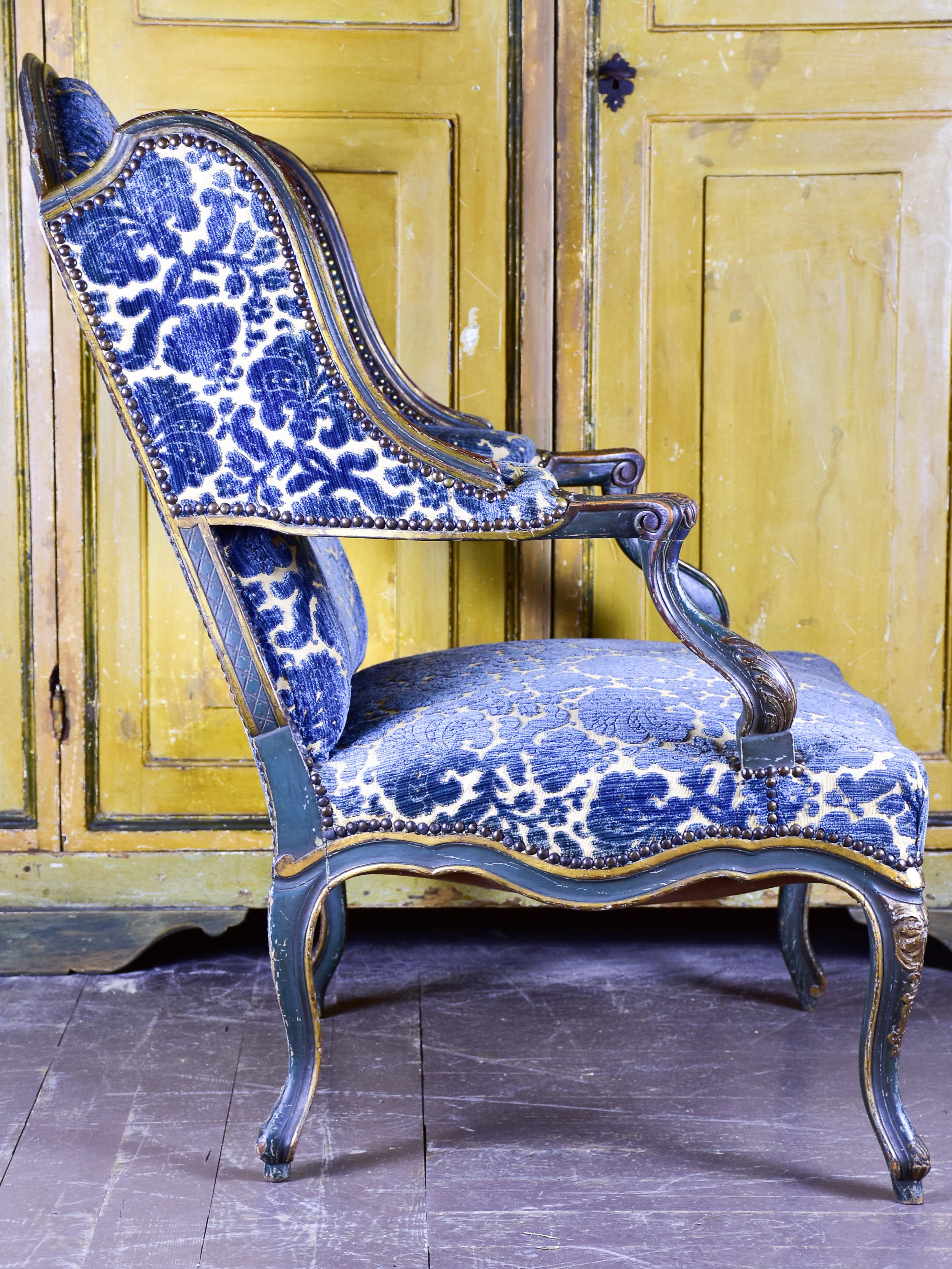 19th century Regency wingback armchair