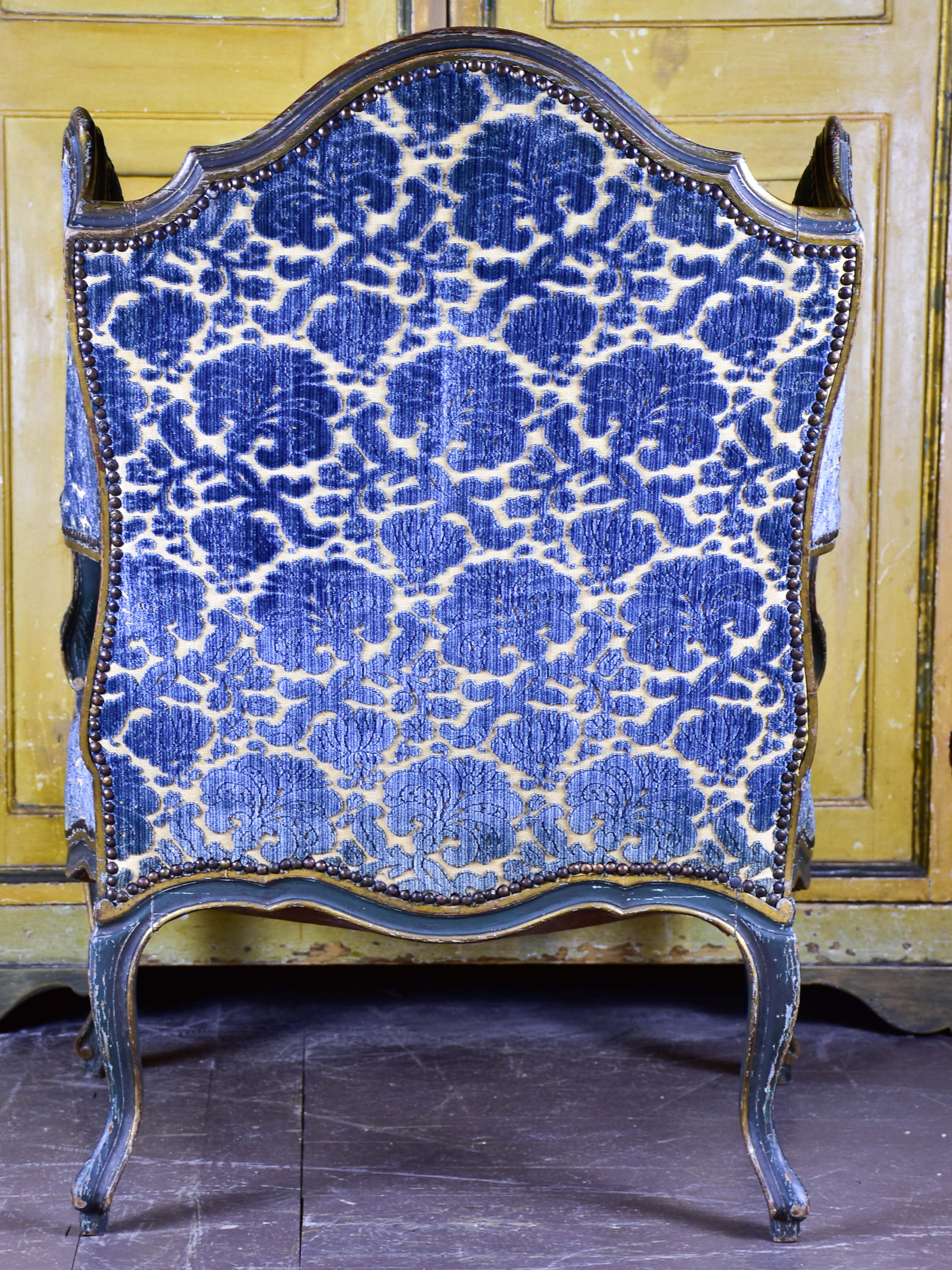 19th century Regency wingback armchair