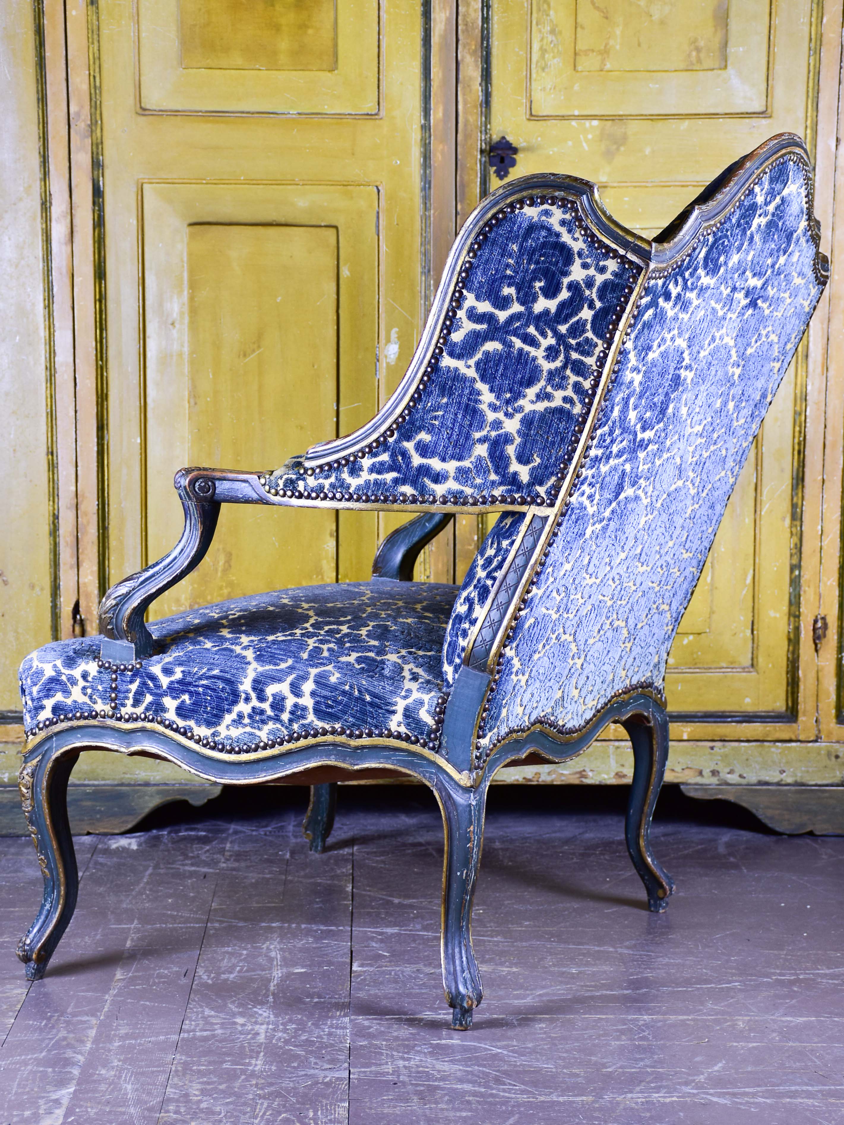 19th century Regency wingback armchair