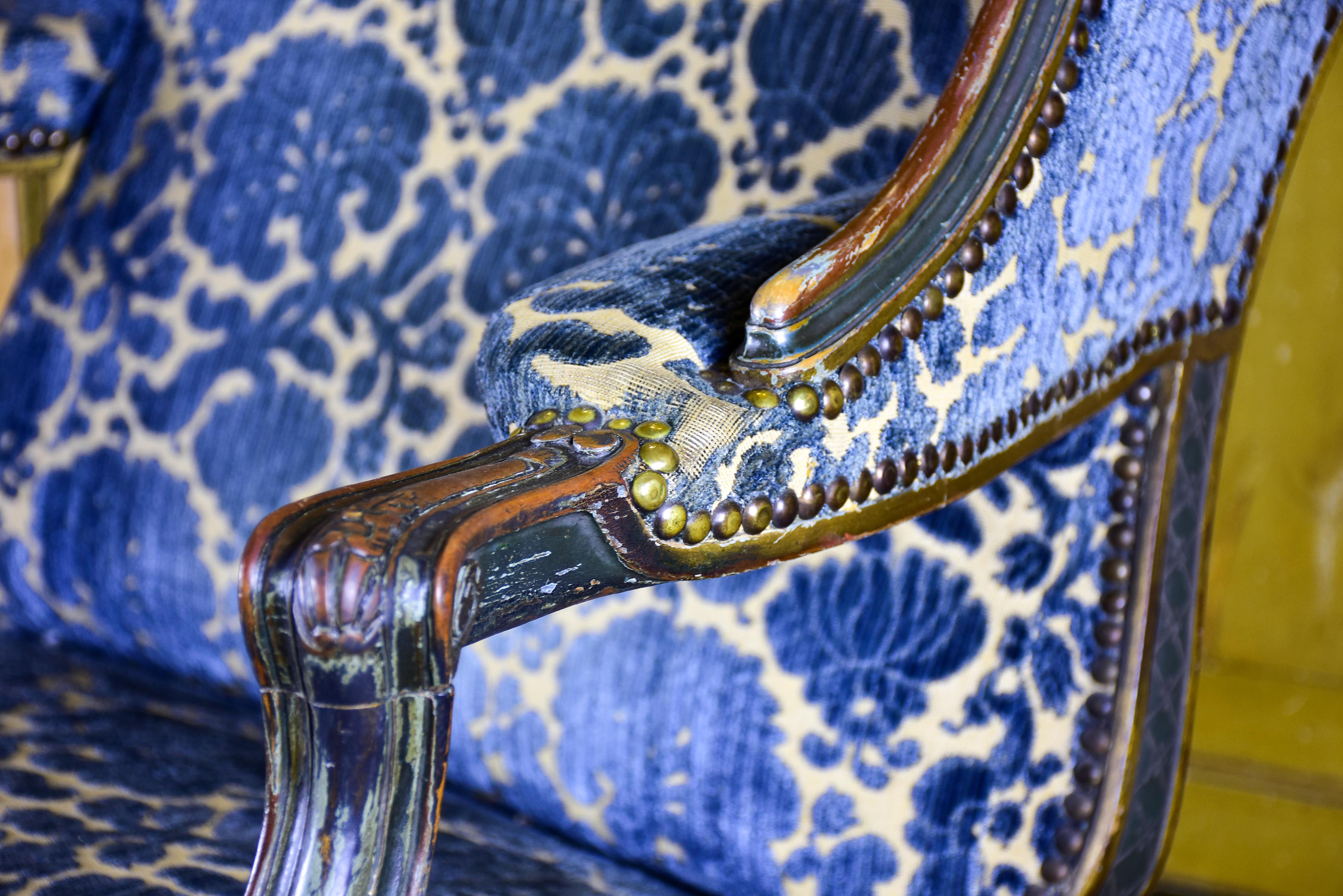 19th century Regency wingback armchair