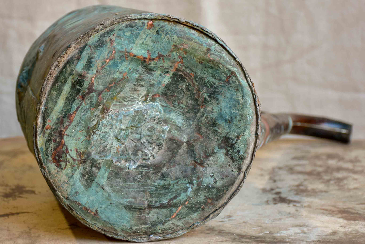 Antique French copper watering can