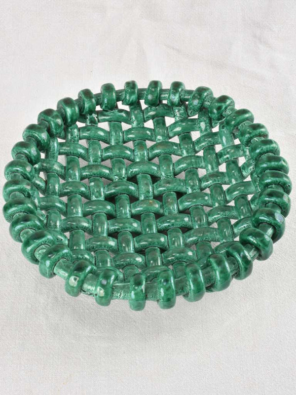 Immaculate 1960's green Jerome Massier bowl