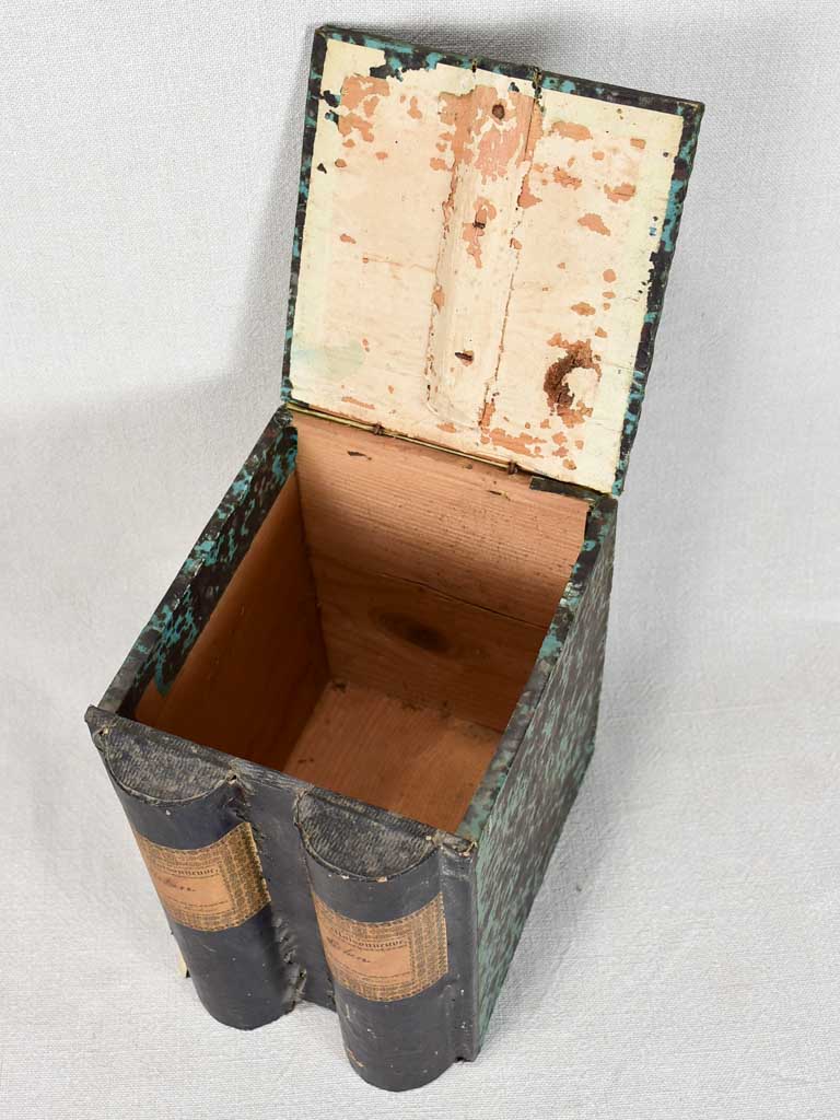 Late 19th-century faux books for secret document storage