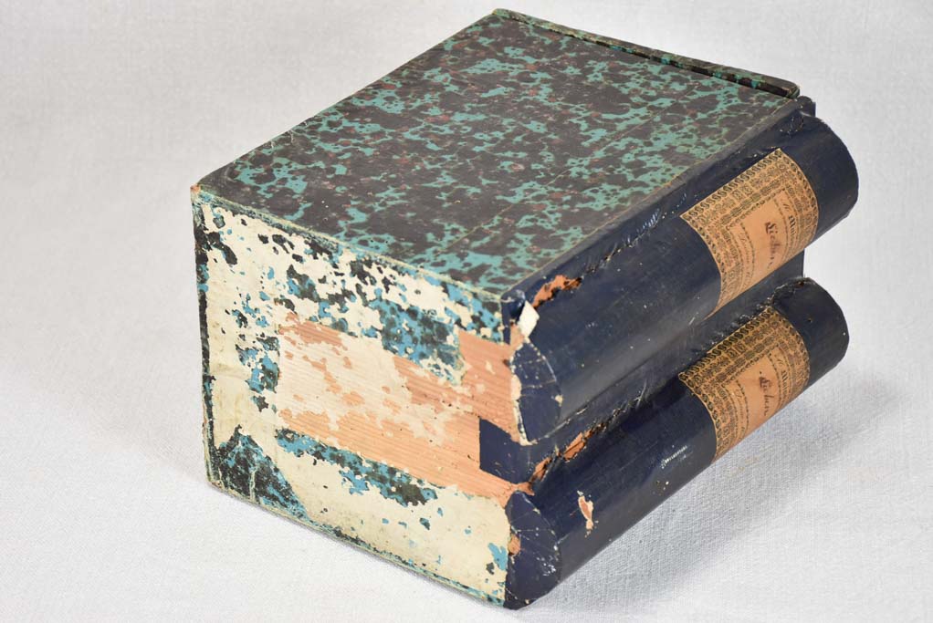Late 19th-century faux books for secret document storage