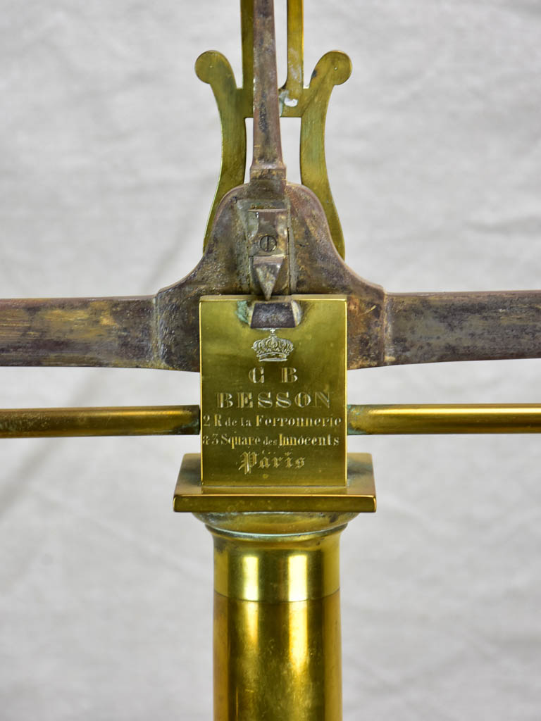 Antique French scales from a Pharmacy, Paris