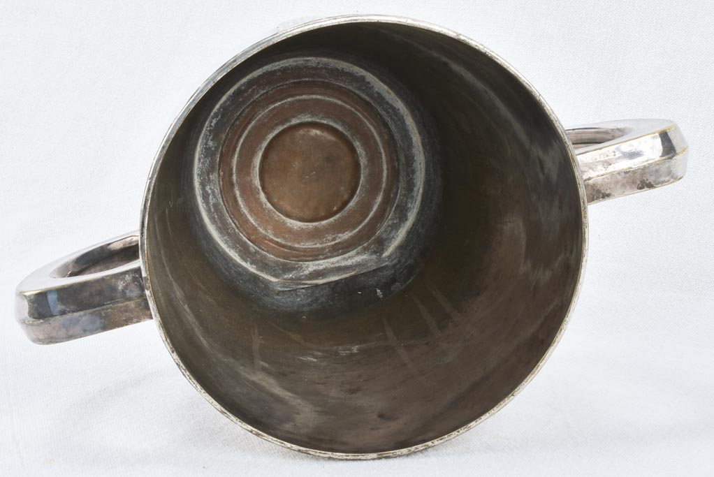 Ice bucket, silver plate, Art Deco