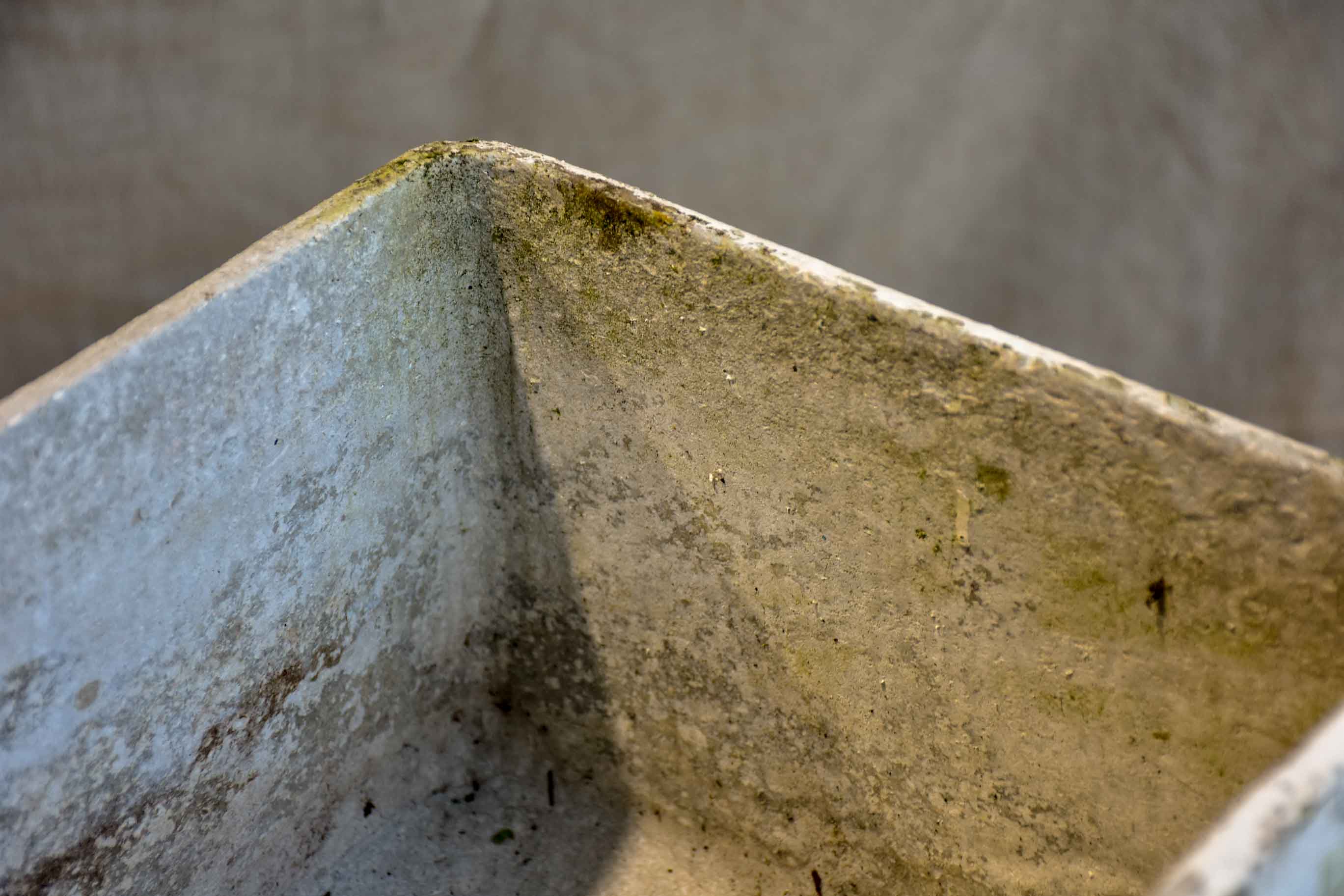Collection of five square Willy Guhl garden planters