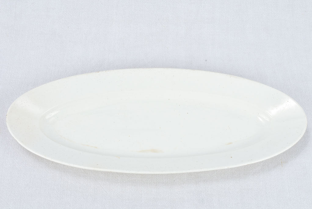 Three oval platters, Limoges & Bordeaux 23¾"