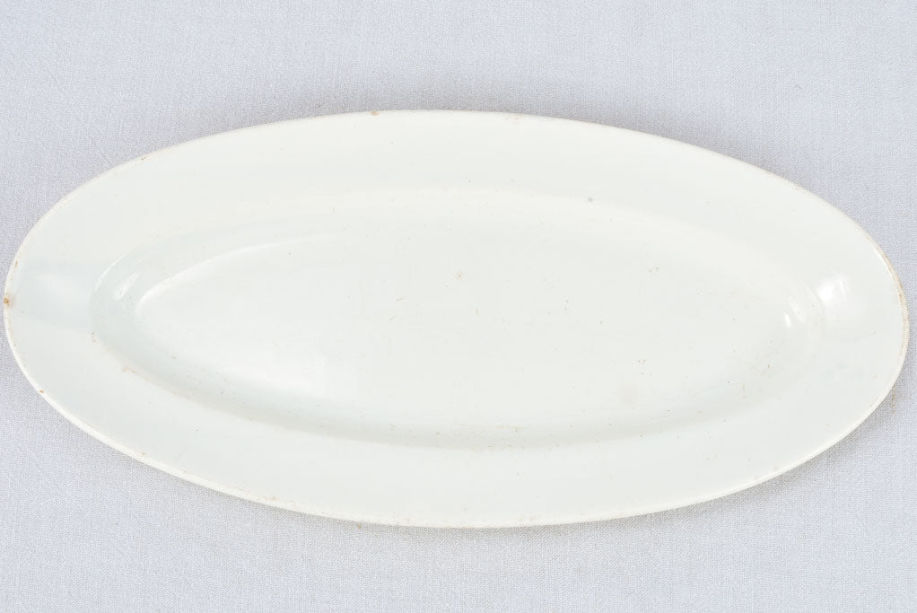 Three oval platters, Limoges & Bordeaux 23¾"