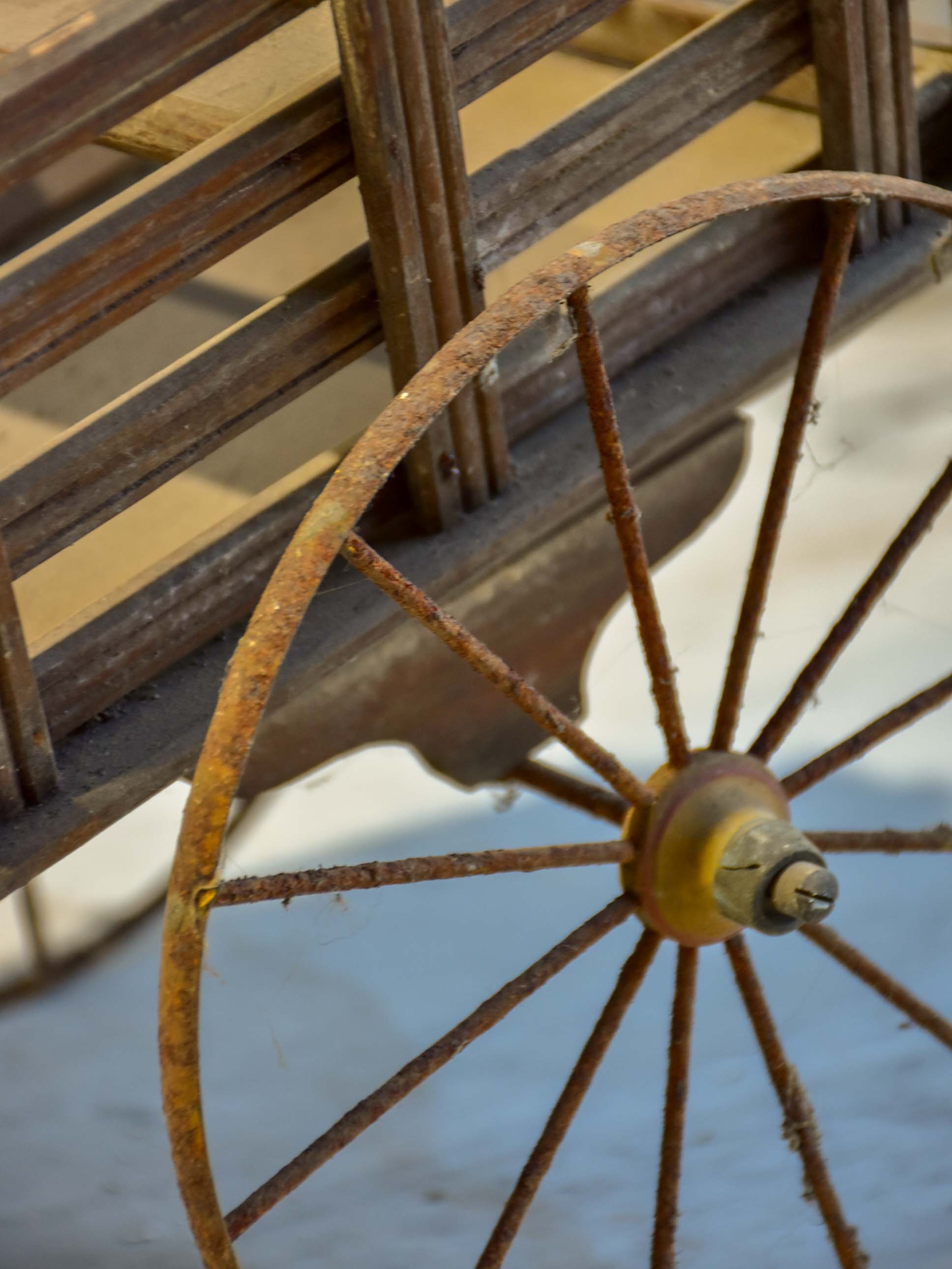 Napoleon III toy horse and cart