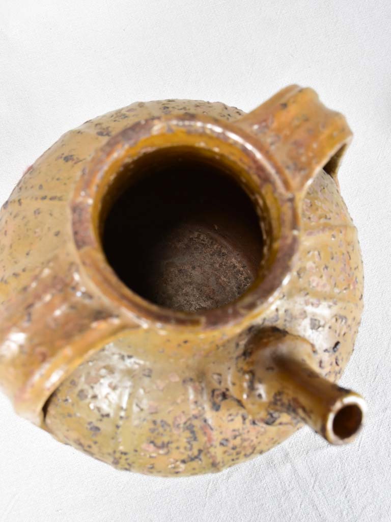 19th-century walnut oil pitcher from the Ardeche 14½"