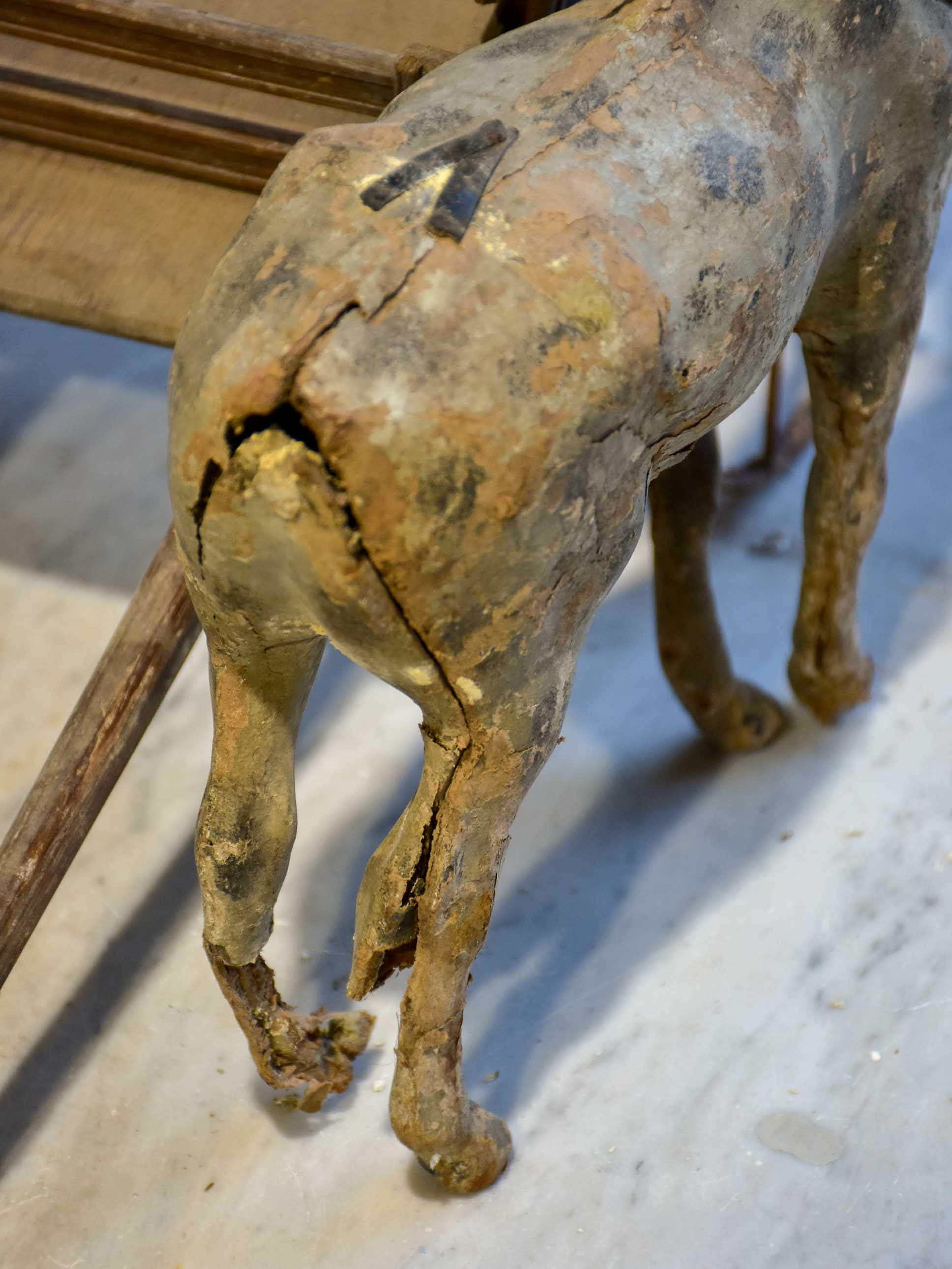 Napoleon III toy horse and cart