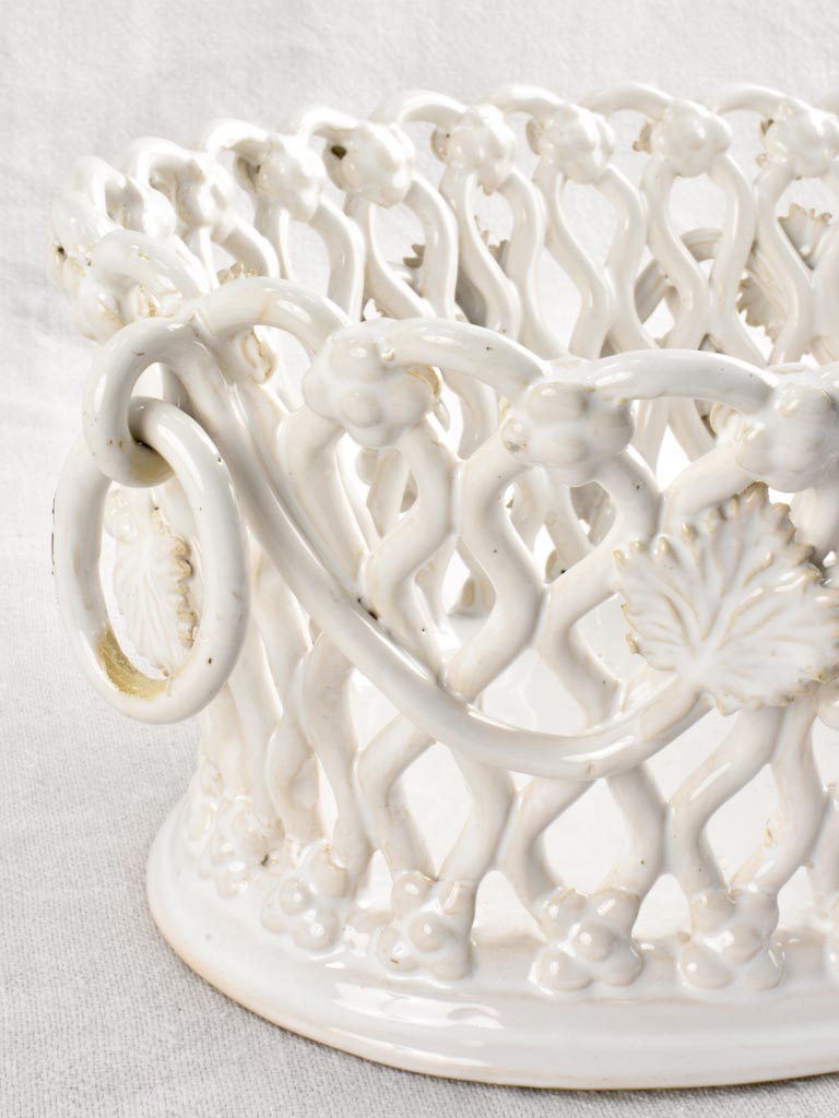 Émile Tessier's vintage ceramic centerpiece bowls