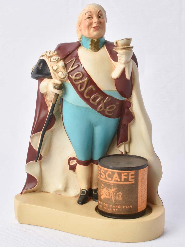 Vintage hand-cast Nescafé advertising sculpture