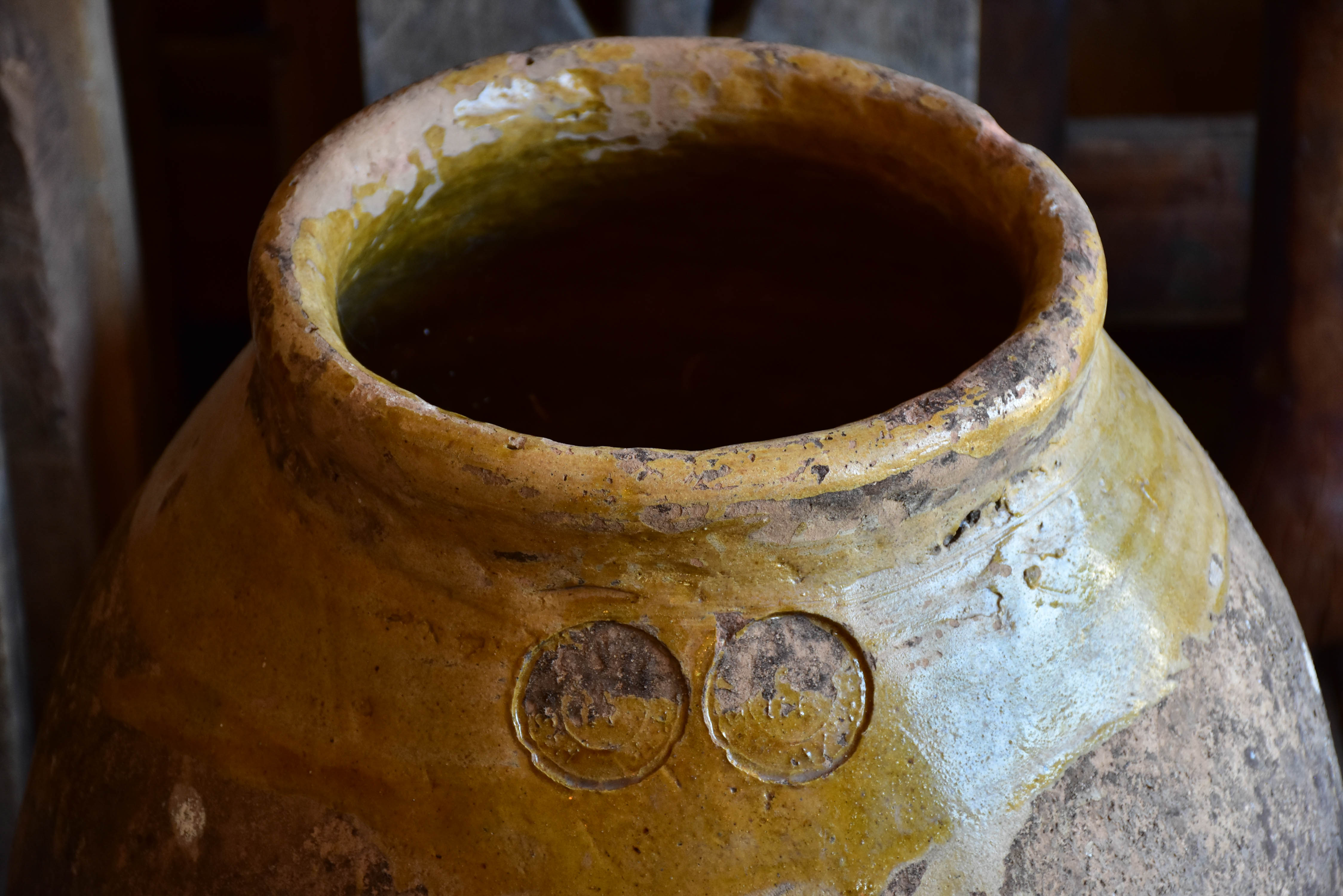 Antique Frejus olive oil jar