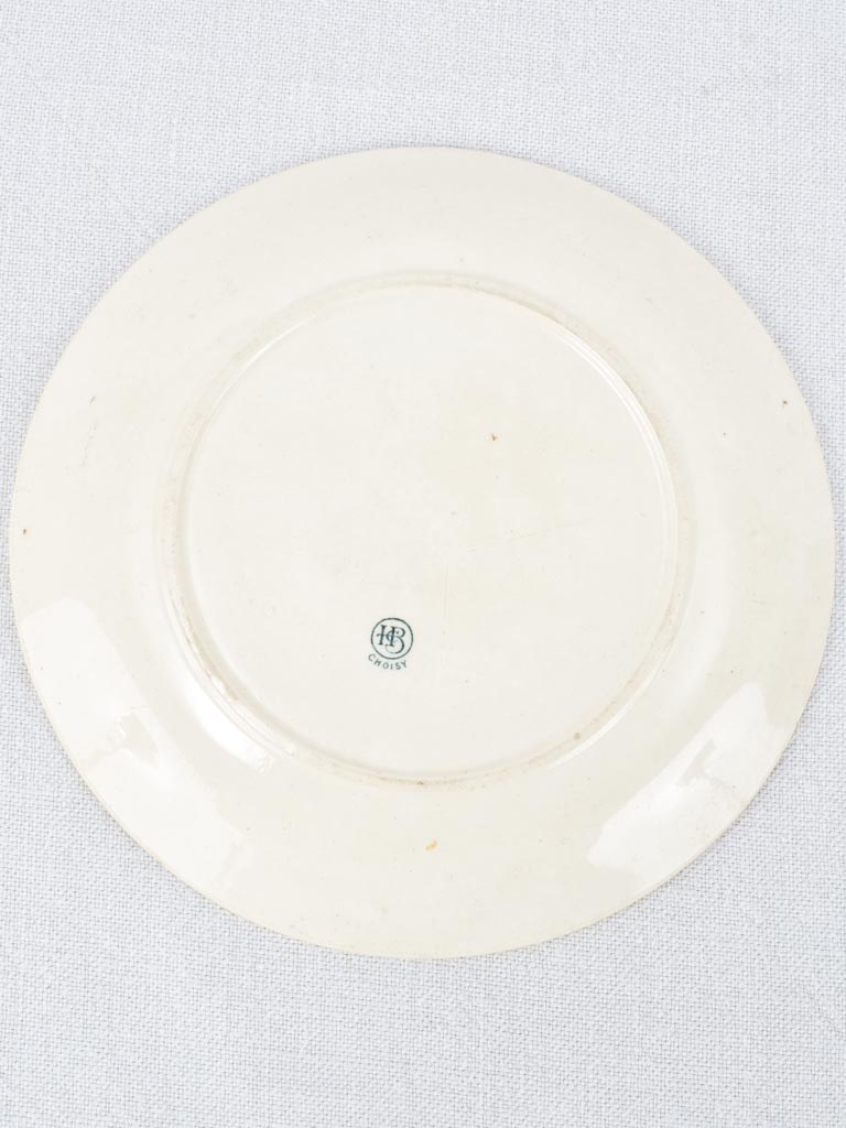 Plate, antique - Rulland Toulon Alachevrette 8"