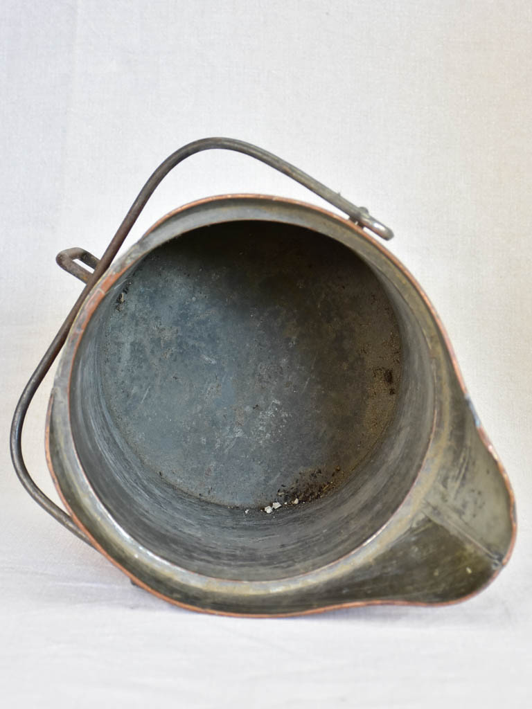 19th Century French copper wine measuring pitcher - Decalitre 13½"