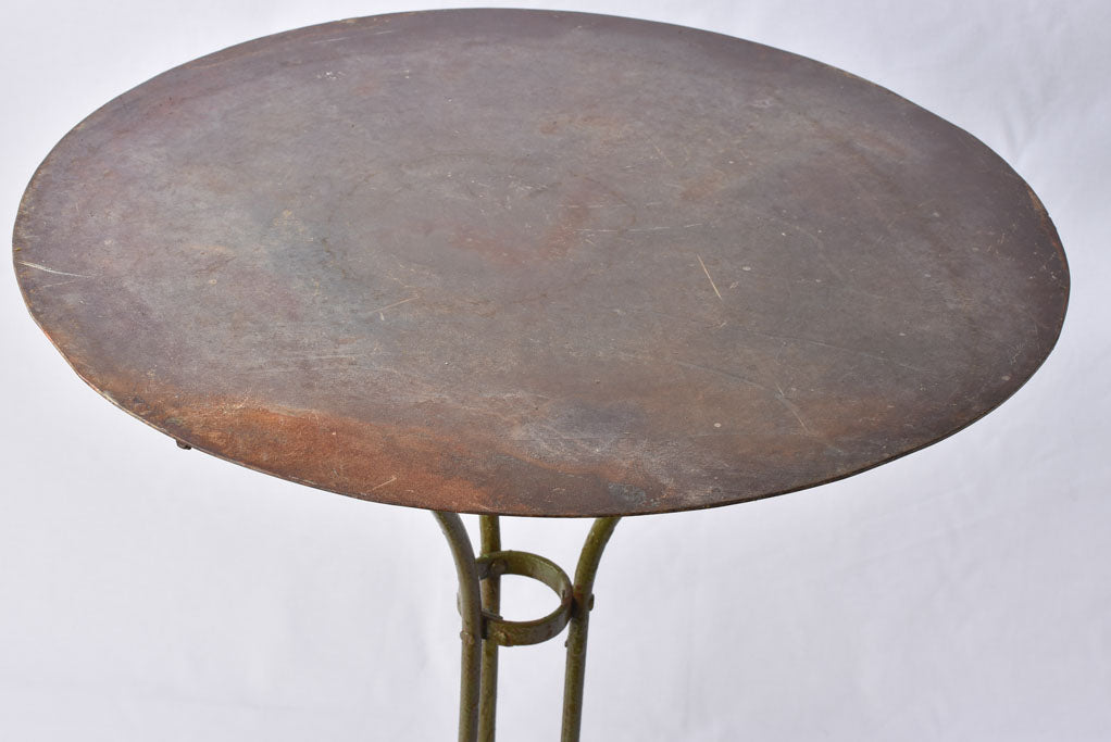 RESERVED BM Antique French garden table with claw feet