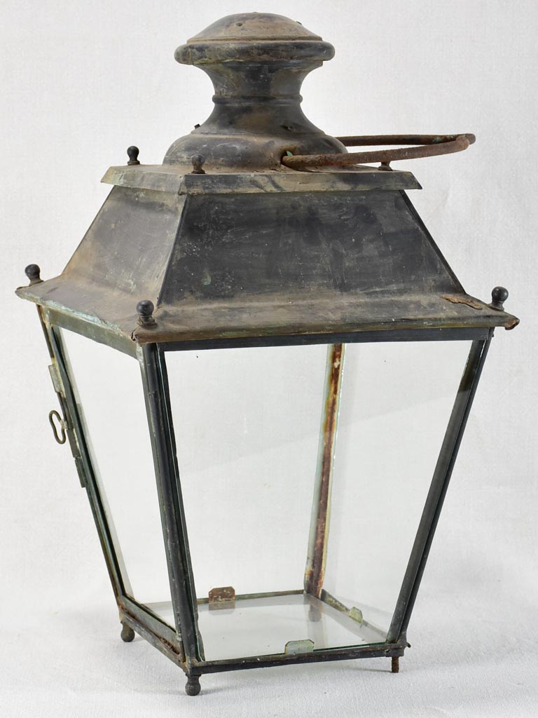 Late 19th-century French lantern with handle