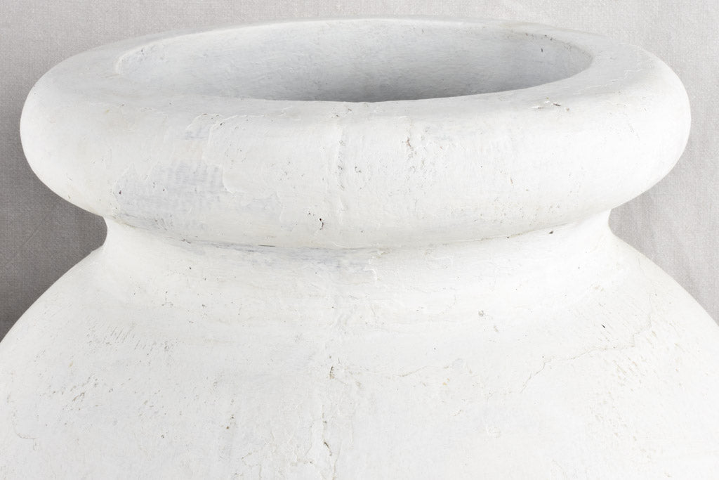 Pair of Willy Guhl ' olive' planters - white finish 24¾"