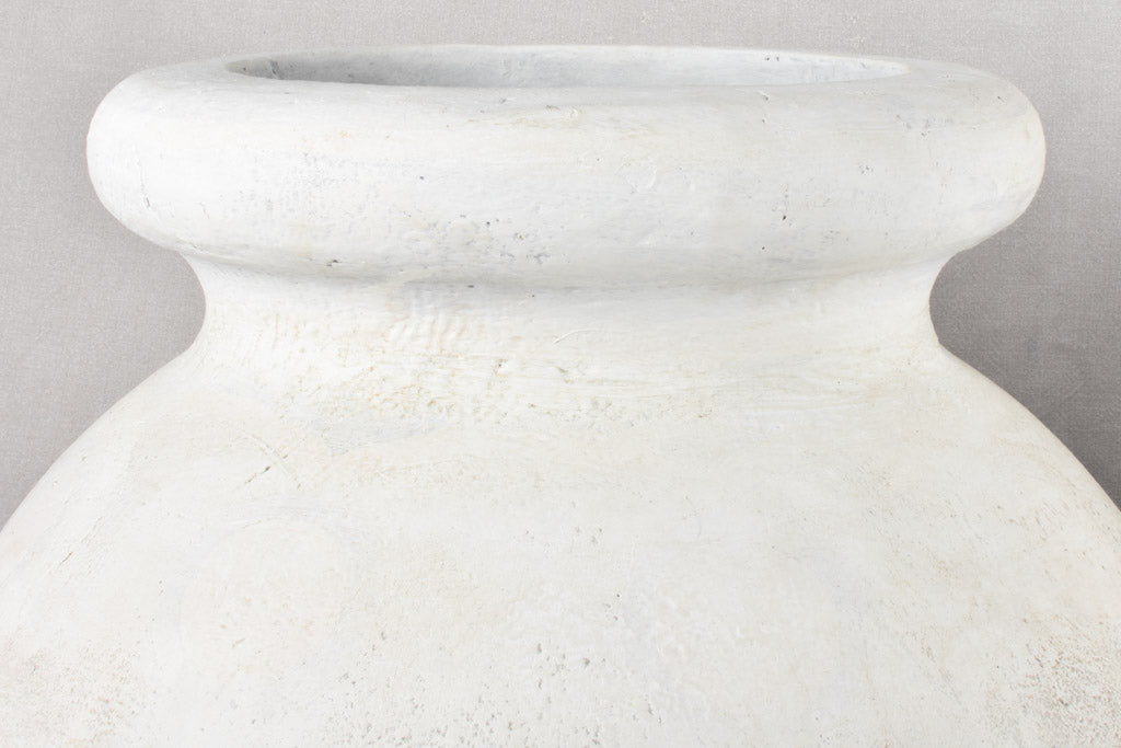 Pair of Willy Guhl ' olive' planters - white finish 24¾"