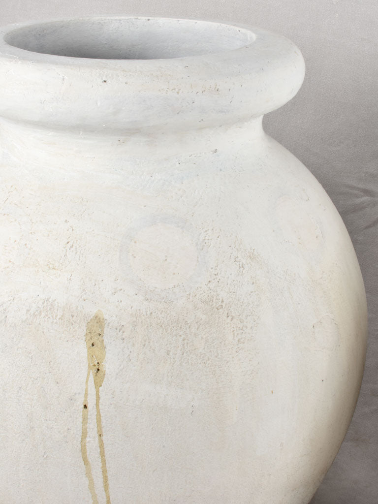 Pair of Willy Guhl ' olive' planters - white finish 24¾"