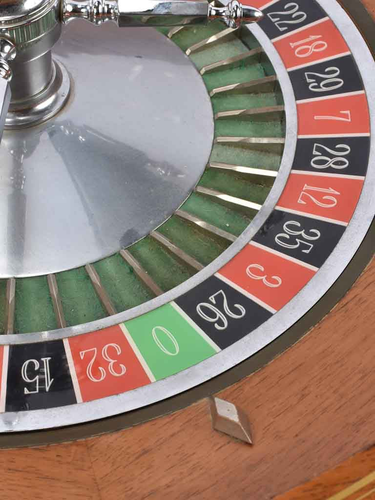 1940s Roulette table from the Divonne les Bains Casino 32¼"