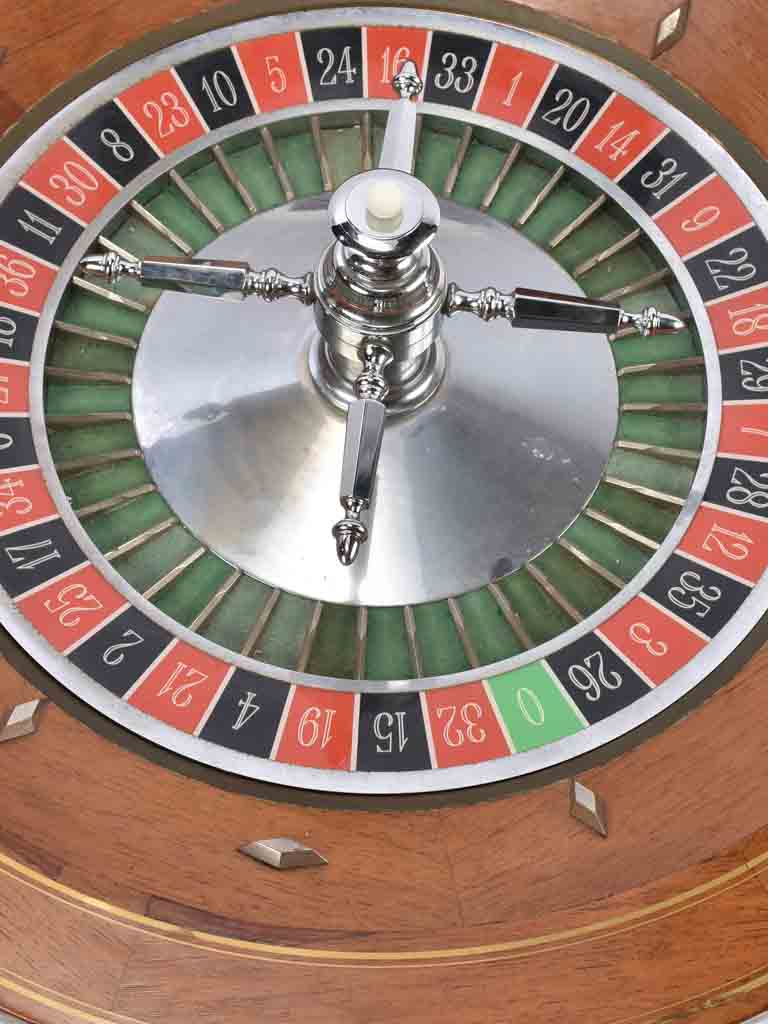 1940s Roulette table from the Divonne les Bains Casino 32¼"