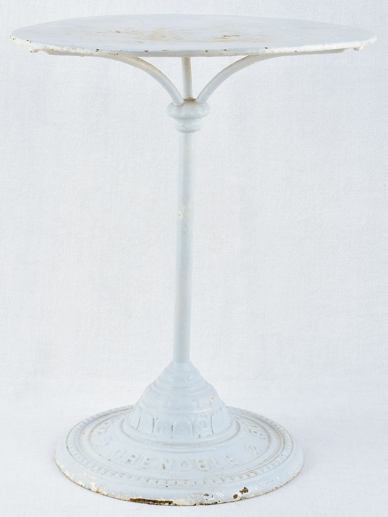 Antique bistro table - Ruffier Grenoble 21¾"