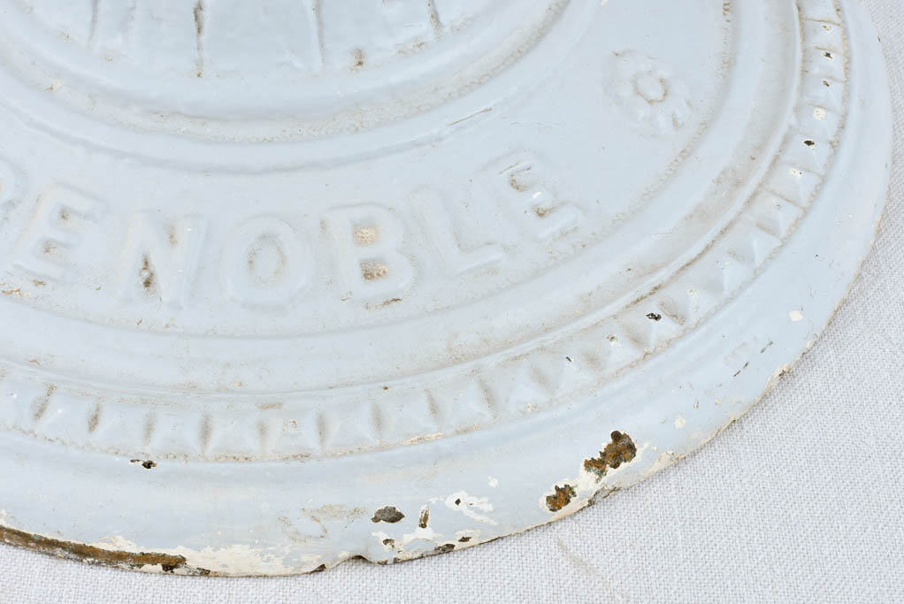 Antique bistro table - Ruffier Grenoble 21¾"