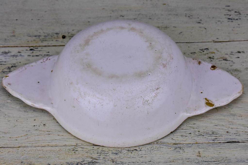 Rare 18th Century Faience soup bowl
