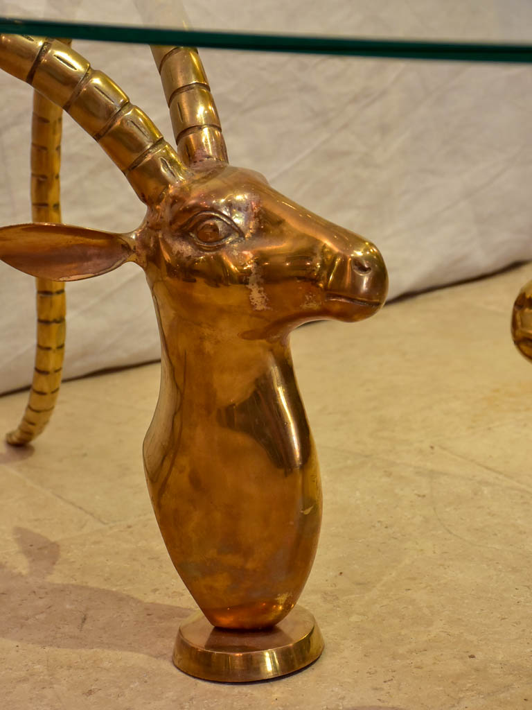 Coffee table - style of Alain Chervet Mouflons