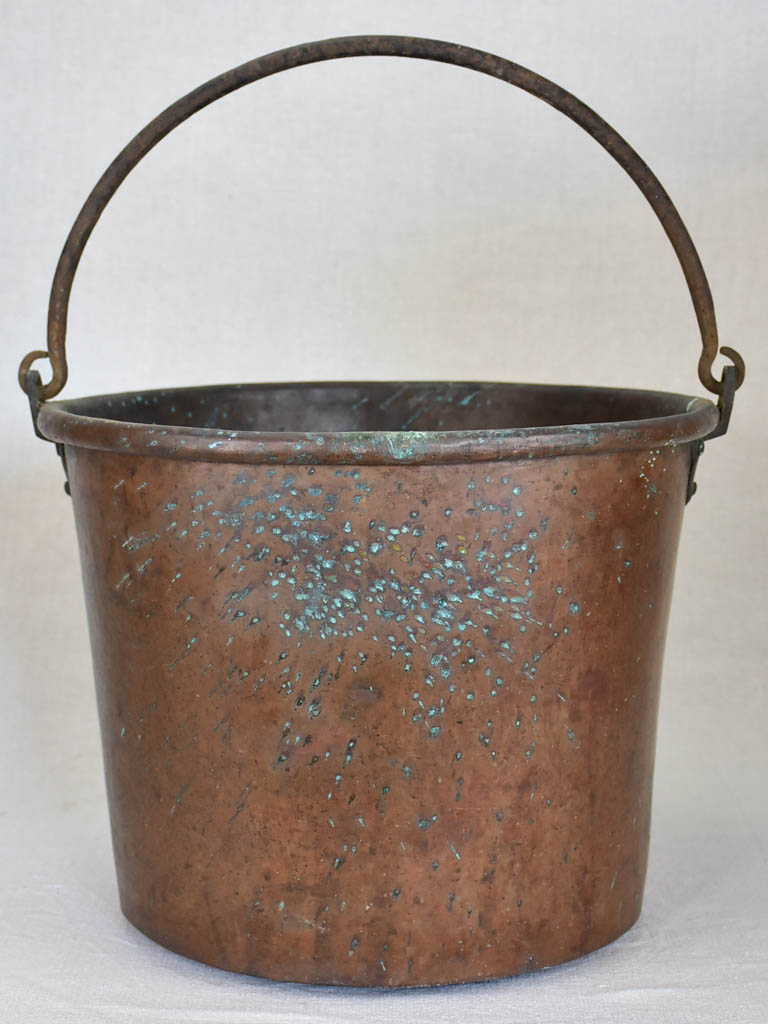 Large 19th Century French winemaker's copper 12½"
