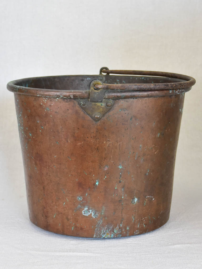 Large 19th Century French winemaker's copper 12½"