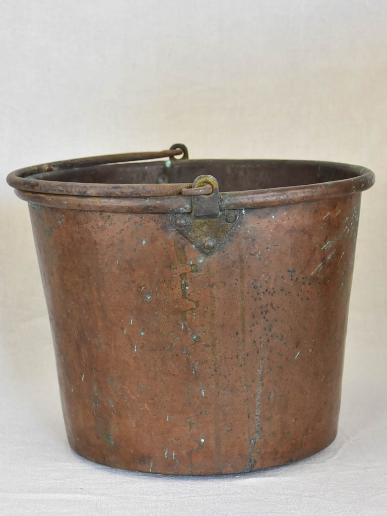 Large 19th Century French winemaker's copper 12½"