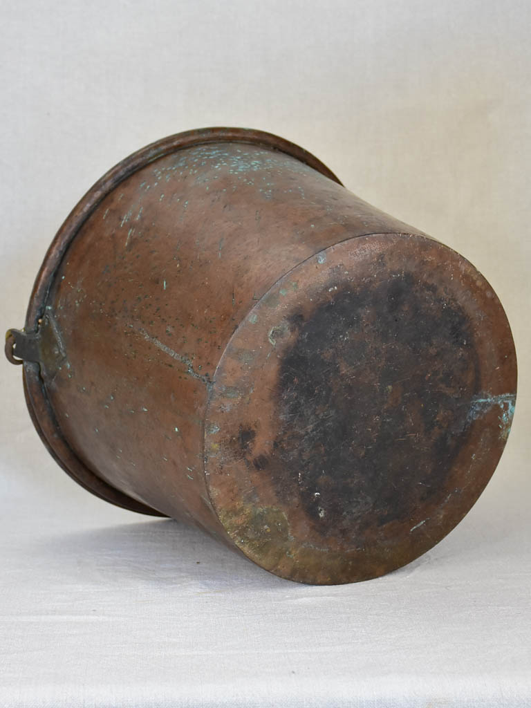 Large 19th Century French winemaker's copper 12½"