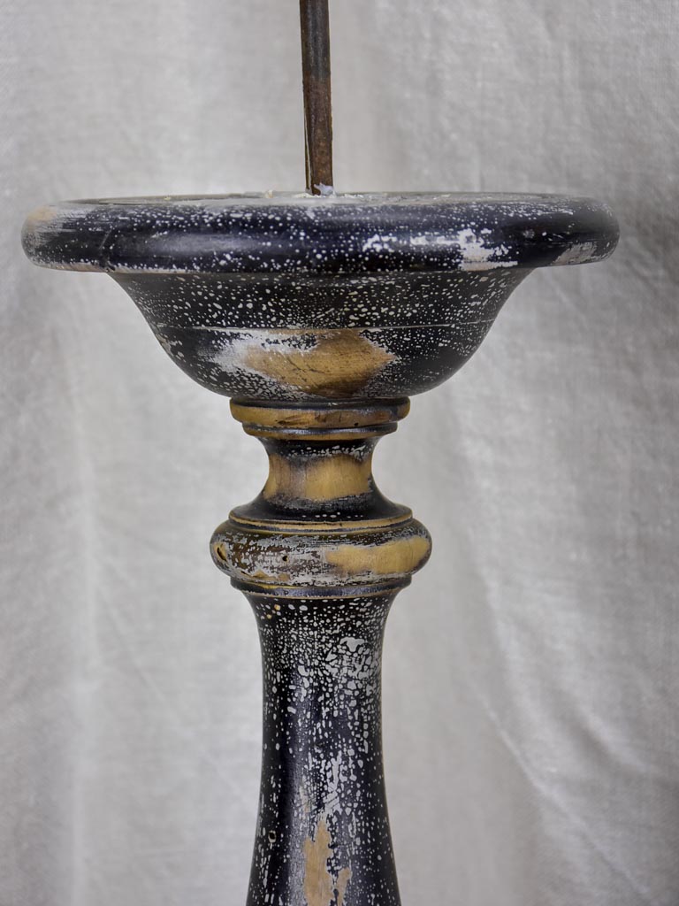Very large pair of antique Italian candlesticks - 19th Century
