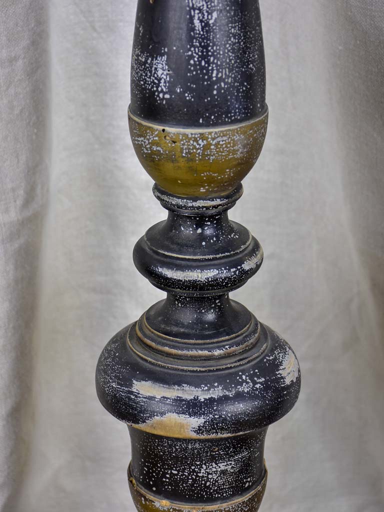 Very large pair of antique Italian candlesticks - 19th Century