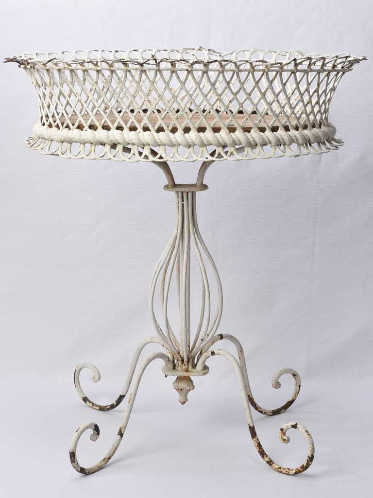 Antique French plant stand - oval