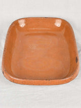 Large antique French clay Caillette cooking dish from Provence 18"