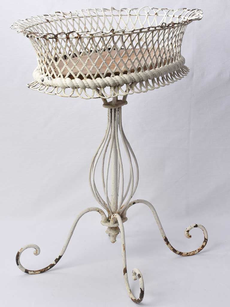 Antique French plant stand - oval