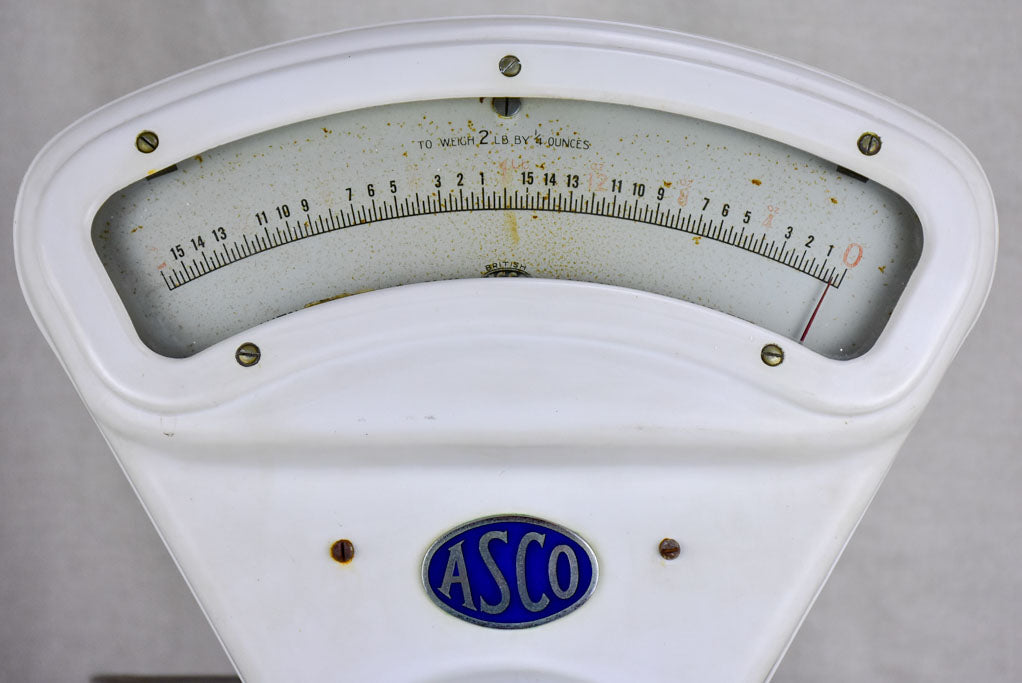 Mid Century English scale from a grocery store - ASCO