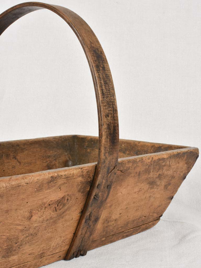 Vintage French wooden trug 17¼"