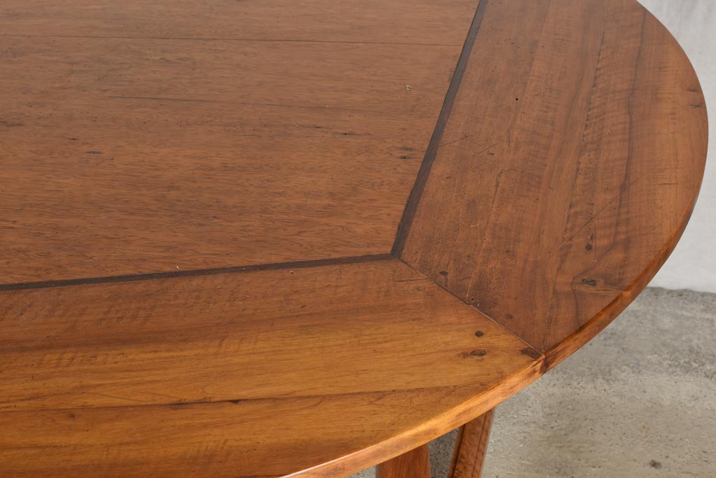 Classic style walnut timber table
