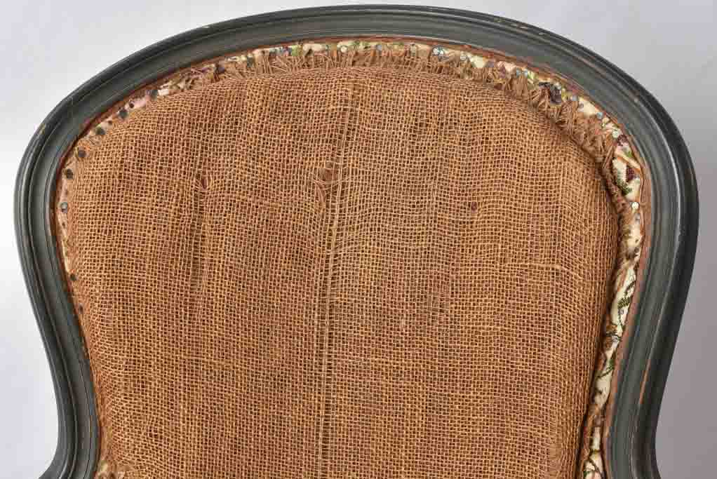 Nostalgic Louis XV distressed armchair