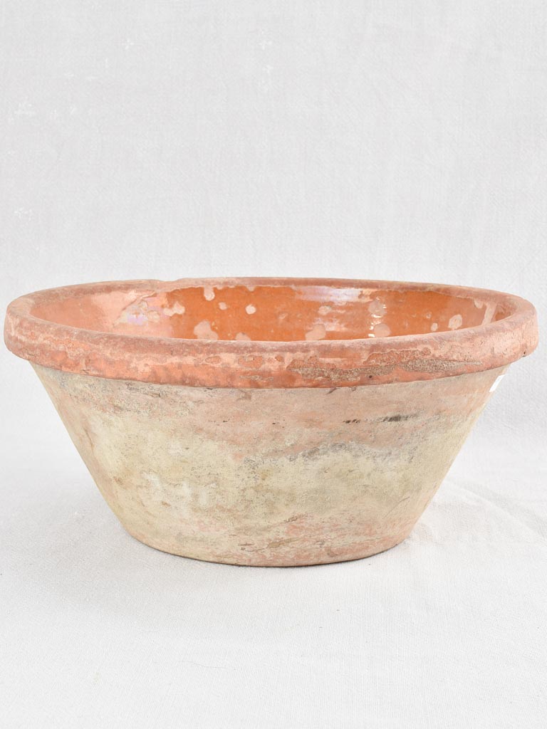 Antique French terrracotta bowl - 19th century 15¼"